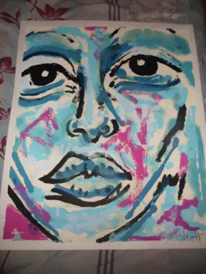 Peter Klashorst - Zeefdruk, Titel, Face. kopen? Bied vanaf 50!