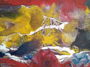 Niet of onleesbaar gesigneerd - Abstract acryl. kopen? Bied vanaf 10!