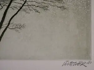 Abraham Lüttger - Bomen in de groene dageraad kopen? Bied vanaf 70!