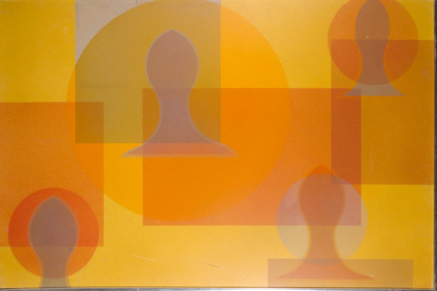 John Piket - Acryl op paneel, Levenslot (Groot) kopen? Bied vanaf 1!