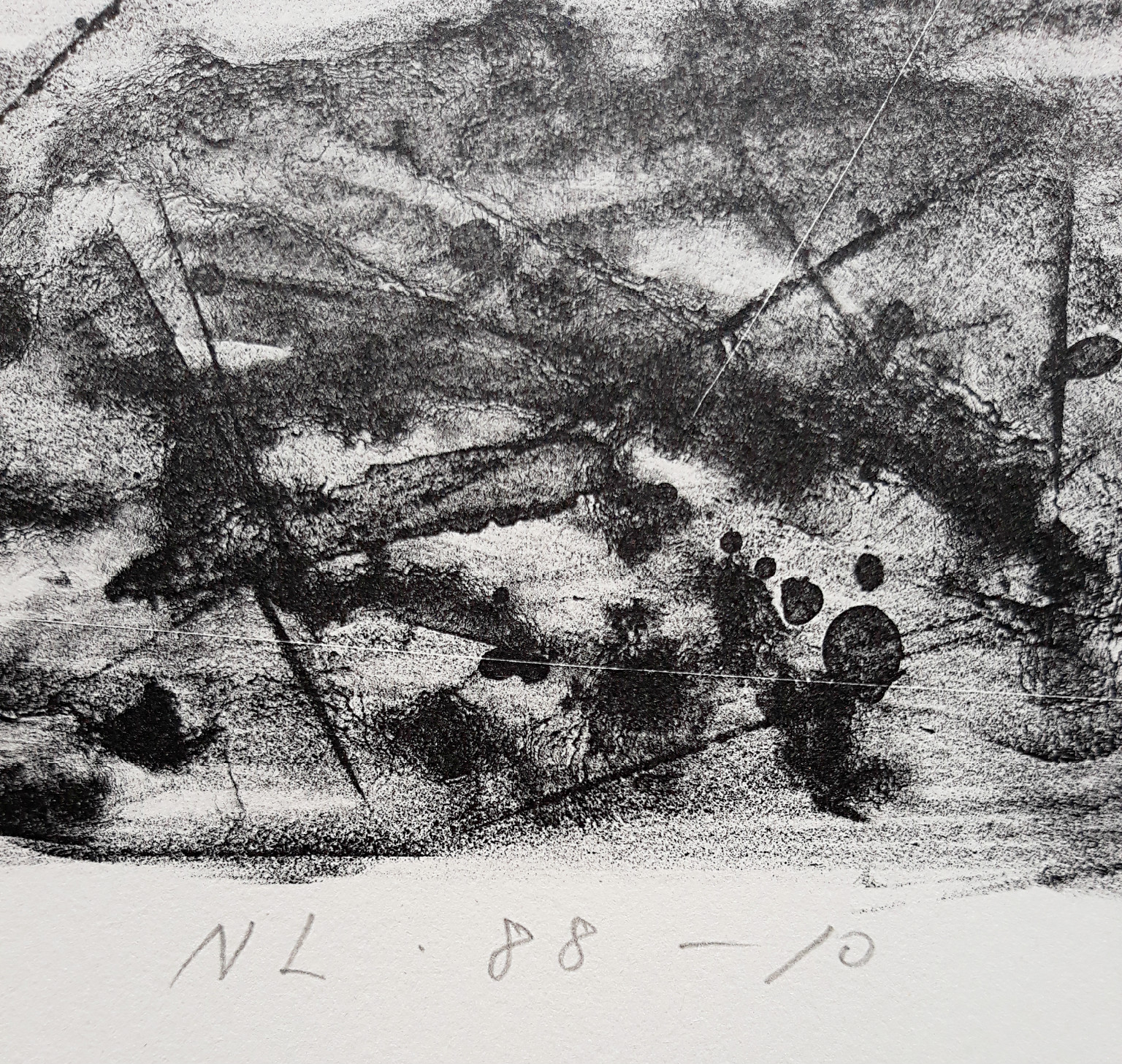 Kenji Nagai - Abstracte compositie, litho kopen? Bied vanaf 30!