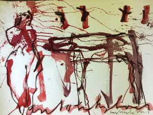 Anton Heyboer - Confrontatie tussen mens en dier verkocht voor € 175!