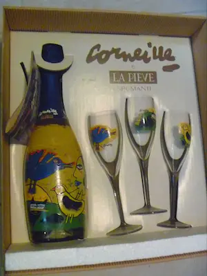 AcheterCorneille - fles la Pieve Spumanti met 3 flutes in originele doos? Enchérissez de 50!