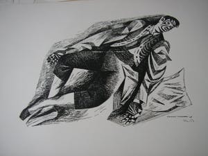 Theo Bitter - tekeningen van Theo Bitter en Juus Hartman kopen? Bied vanaf 250!