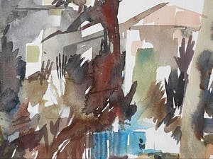 Frans Hollaardt - Landschap met huis kopen? Bied vanaf 65!