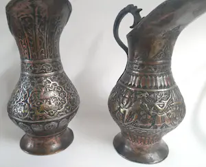 Perzië - Antik verzierte Wasserkrüge kopen? Bied vanaf 50!