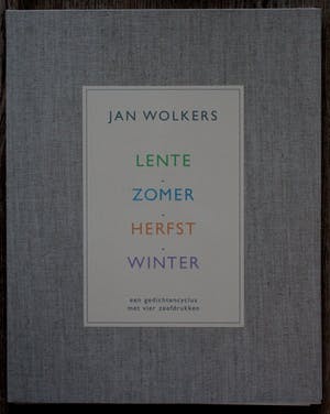 Jan Wolkers - Map met gesigneerde colophon: lente/zomer/herfst/winter kopen? Bied vanaf 20!