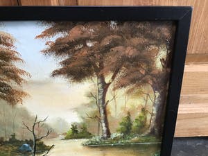 Niet of onleesbaar gesigneerd - Landschap met bos en water kopen? Bied vanaf 1!