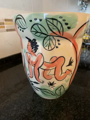 Eddy Varekamp - vaas heel apart gaaf uniek erotiek kopen? Bied vanaf 70!