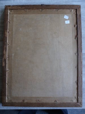 Marius Johannes Janssen - Ets. Nijmegen, Ingang Sint Stevenskerk. Ingelijst kopen? Bied vanaf 35!