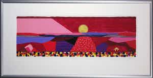 Ronald Boonacker - Zeefdruk, Bonaire - Ingelijst (Groot) verkocht voor € 100!