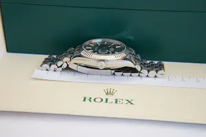 130- Originele Rolex 126334 -Oyster Perpetual Datejust II 41 extra schakel ZGAN! kopen? Bied vanaf 7200!