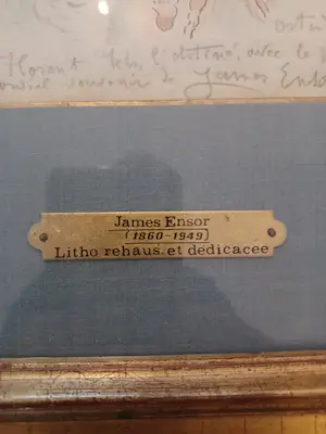 James Ensor - Lithographie ingekaderd kopen? Bied vanaf 250!