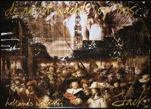 Jack Liemburg - Gemengde techniek op doek, De nacht wacht op ons (Groot) kopen? Bied vanaf 500!