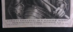 Peter Rucholle - Kopergravure, Portret van Karel Emanuel I, naar Anthoon van Dyck kopen? Bied vanaf 1!