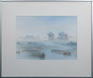 Denkor - Aquarel, Zonder titel III- Ingelijst kopen? Bied vanaf 30!