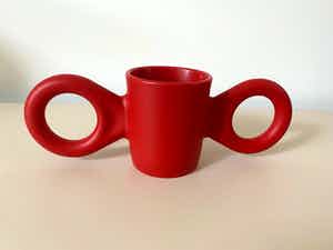 Gispen - Drinkbeker Domoor - Rood verkocht voor € 1!
