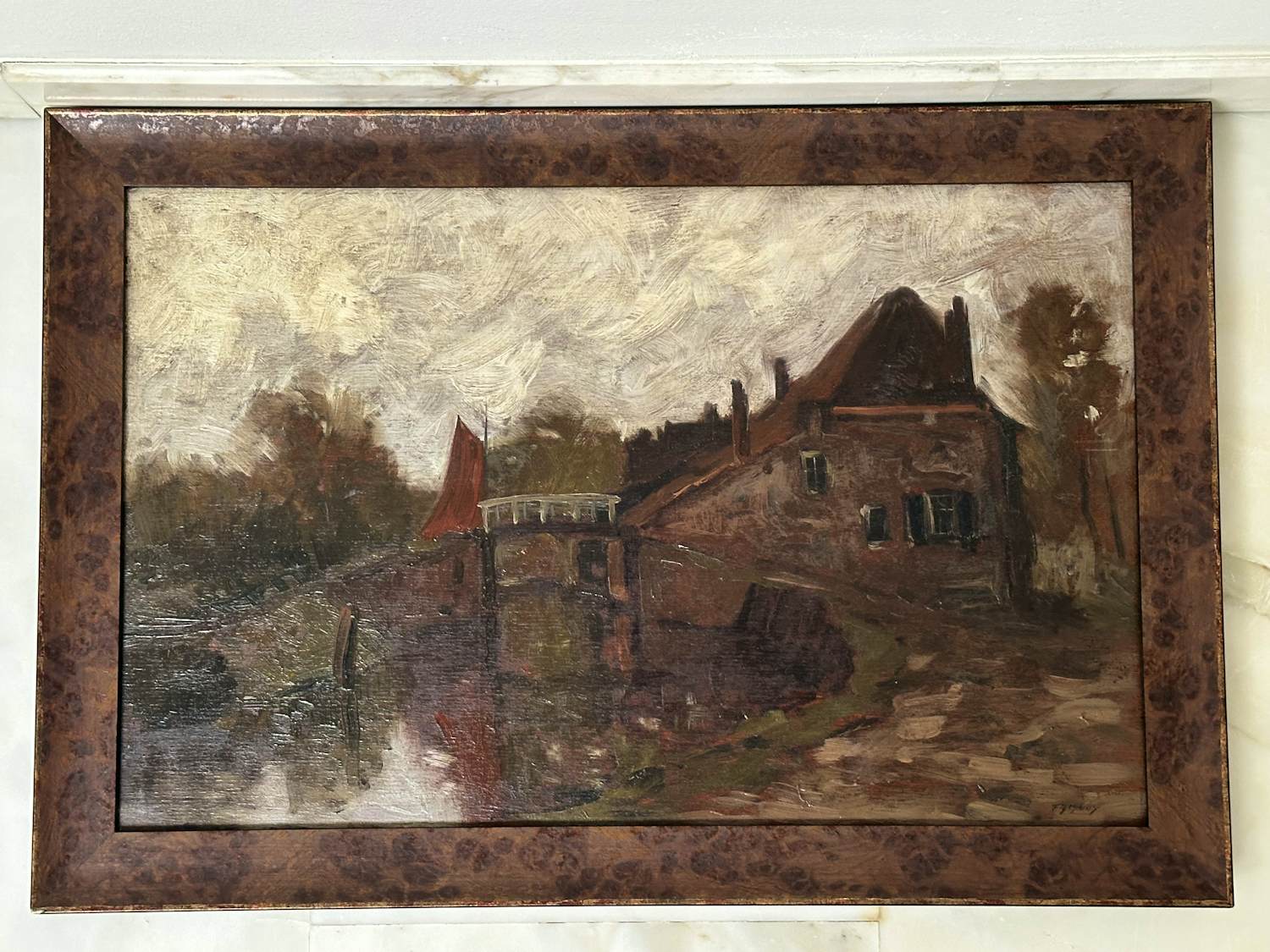 Francois Albert Mooy - Boerderij met bruggetje kopen? Bied vanaf 80!