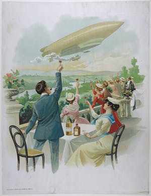 Curiosa - Litho voor reclameaffiche, door Haberer, Douin & Jouneau kopen? Bied vanaf 35!