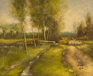 Toon Wildeboer - Laren, schaapskudde kopen? Bied vanaf 1!