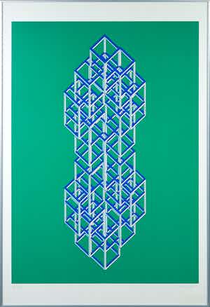 Joost Baljeu - Zeefdruk, F9 - Ingelijst verkocht voor € 50!