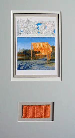 Christo - Project " The Gates " Central Park- NYC 2005- inc. stofmonster - handgesigneerd kopen? Bied vanaf 1!