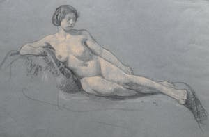 Casper Johannes Kampmeijer - liggend naakt kopen? Bied vanaf 50!