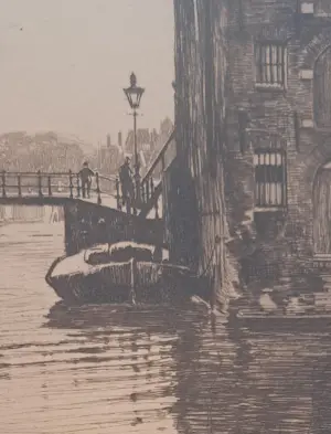 Willem Witsen - Pakhuizen op Uilenburg kopen? Bied vanaf 400!