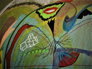 Paul Koning - Bijzonder Psychedelisch jaren 70 Pastel "Leven is verdomd vermoeiend" kopen? Bied vanaf 10!