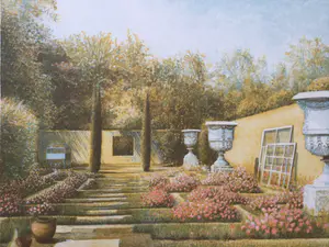 Wouter Hisschemoller - Het Gele Atelier III | kleurrijke litho - ingelijst kopen? Bied vanaf 1!