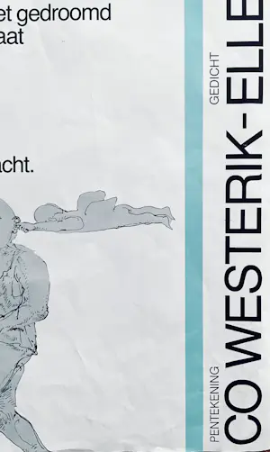 Co Westerik - Pentekening en Ellen Warmond, gedicht JE BENT kopen? Bied vanaf 20!