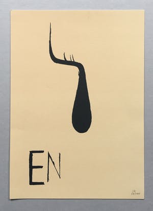 Jan Grosfeld - zeefdruk - zonder titel- 1994 kopen? Bied vanaf 35!