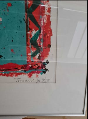 Bep Toscani - Grote handgesigneerde zeefdruk zonder titel kopen? Bied vanaf 50!