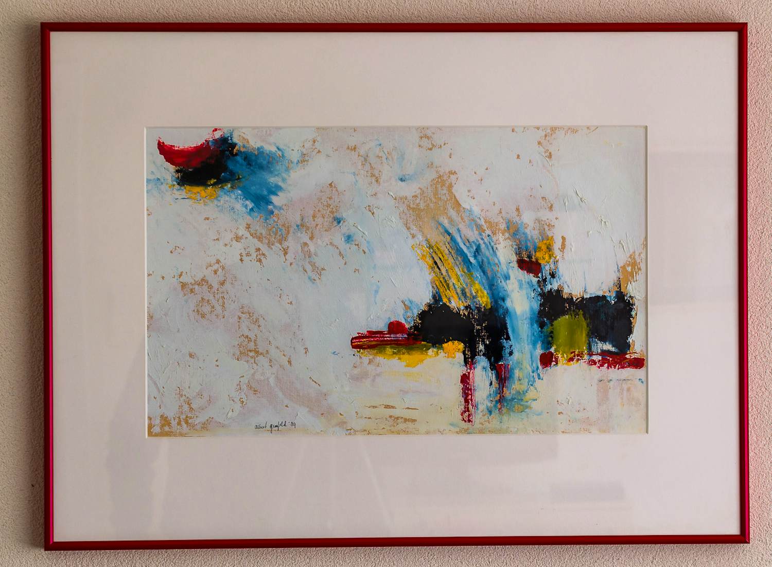 Albert Grosfeld - Abstract landschap kopen? Bied vanaf 40!