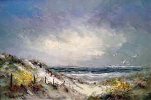 Jan Bevort - Strandgezicht met meeuwen verkocht voor € 300!