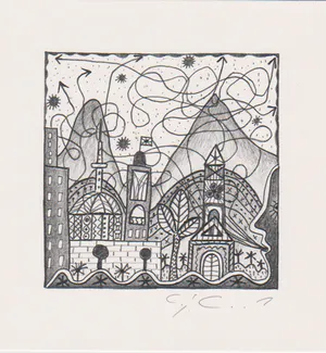 Volker Ritters - e.a: zes handgesigneerde zeefdrukken: Diverse composities kopen? Bied vanaf 1!