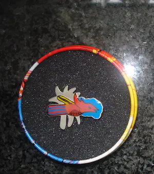 Corneille - Geëmailleerde zilveren designbroche kopen? Bied vanaf 49!