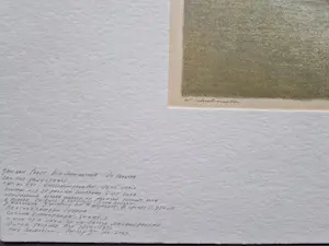 Wim Schuhmacher - In 1947 gemaakte grote kleuren-litho "Peñiscola Spanje" potloodgesigneerd kopen? Bied vanaf 41!