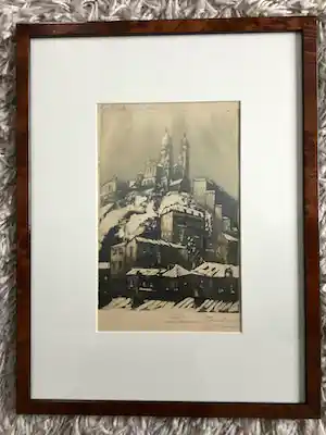 Gen-Paul - “Montmartre, Sacré-Coeur dans la neige” verkauft für € 50!
