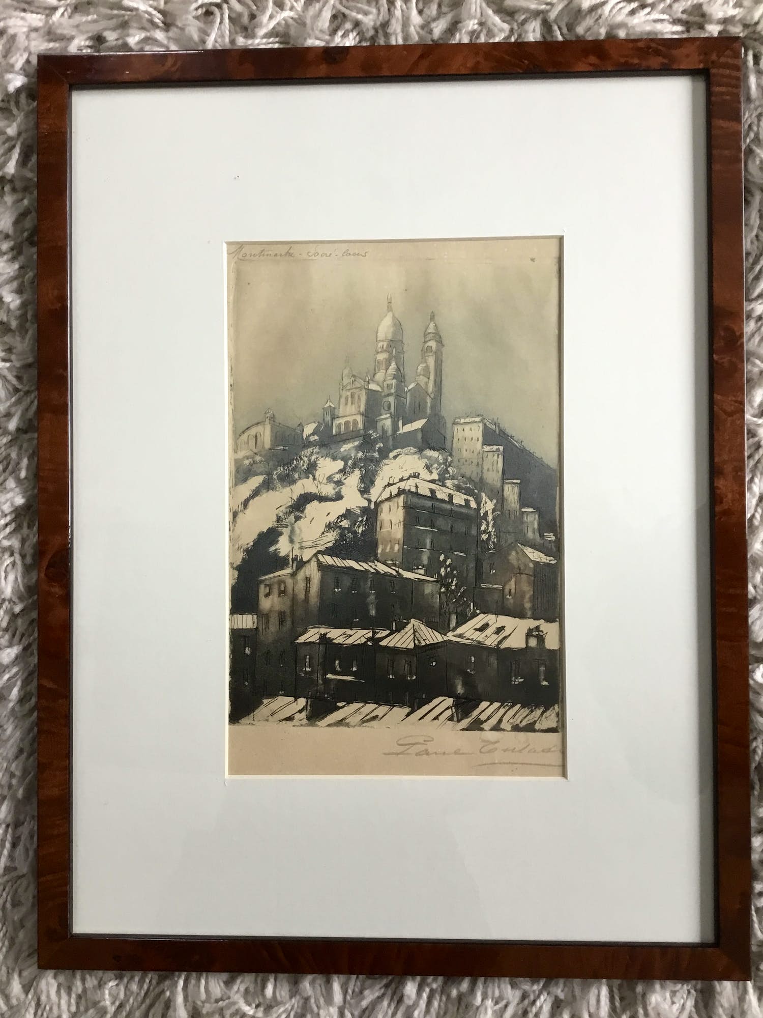 Gen-Paul - “Montmartre, Sacré-Coeur dans la neige” verkocht voor € 50!