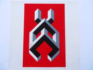 Jos De Mey - gentse konstruktieve kunst verkocht voor € 150!