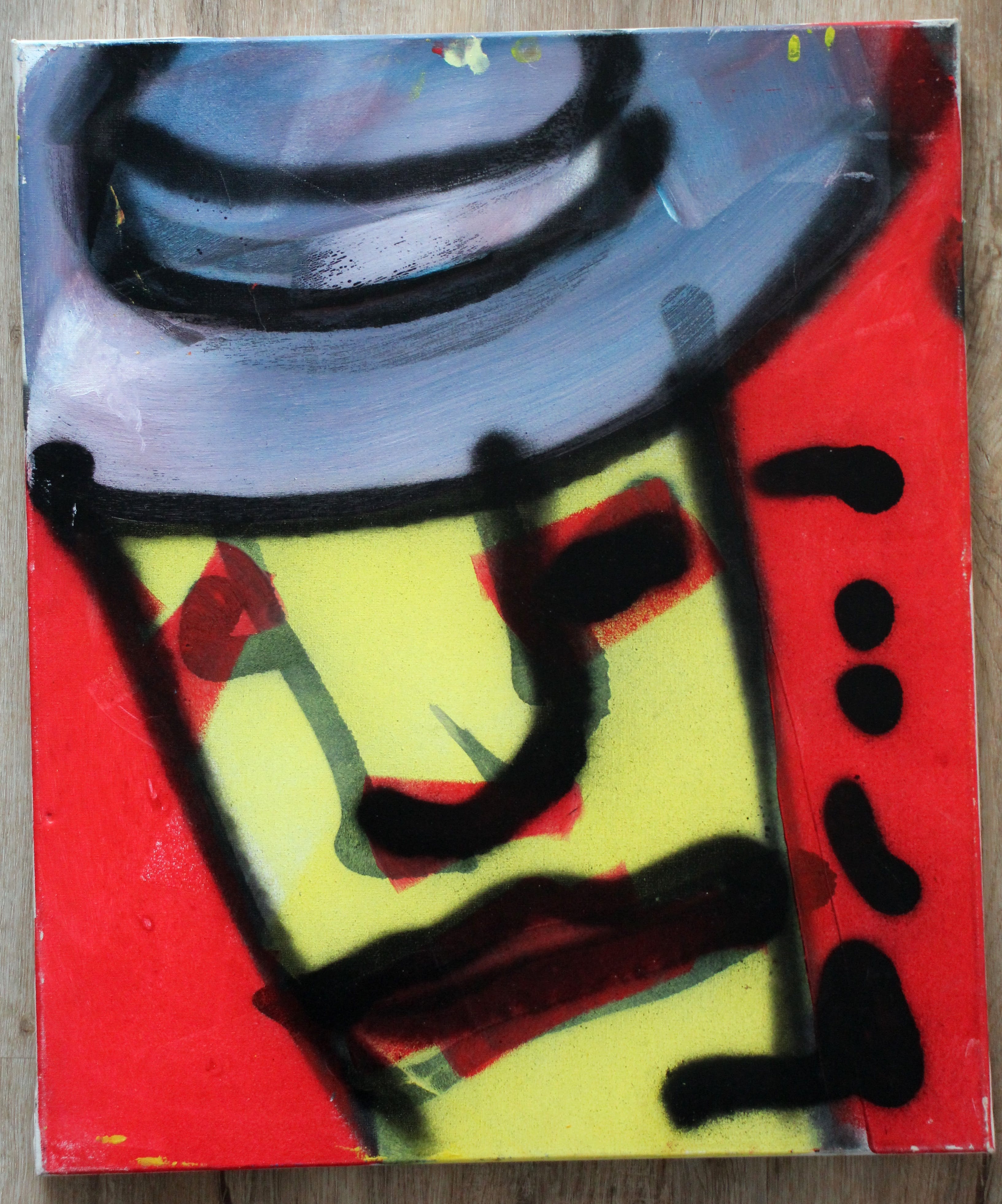 Herman Brood - acryl op linnen - 1995 kopen? Bied vanaf 1495!