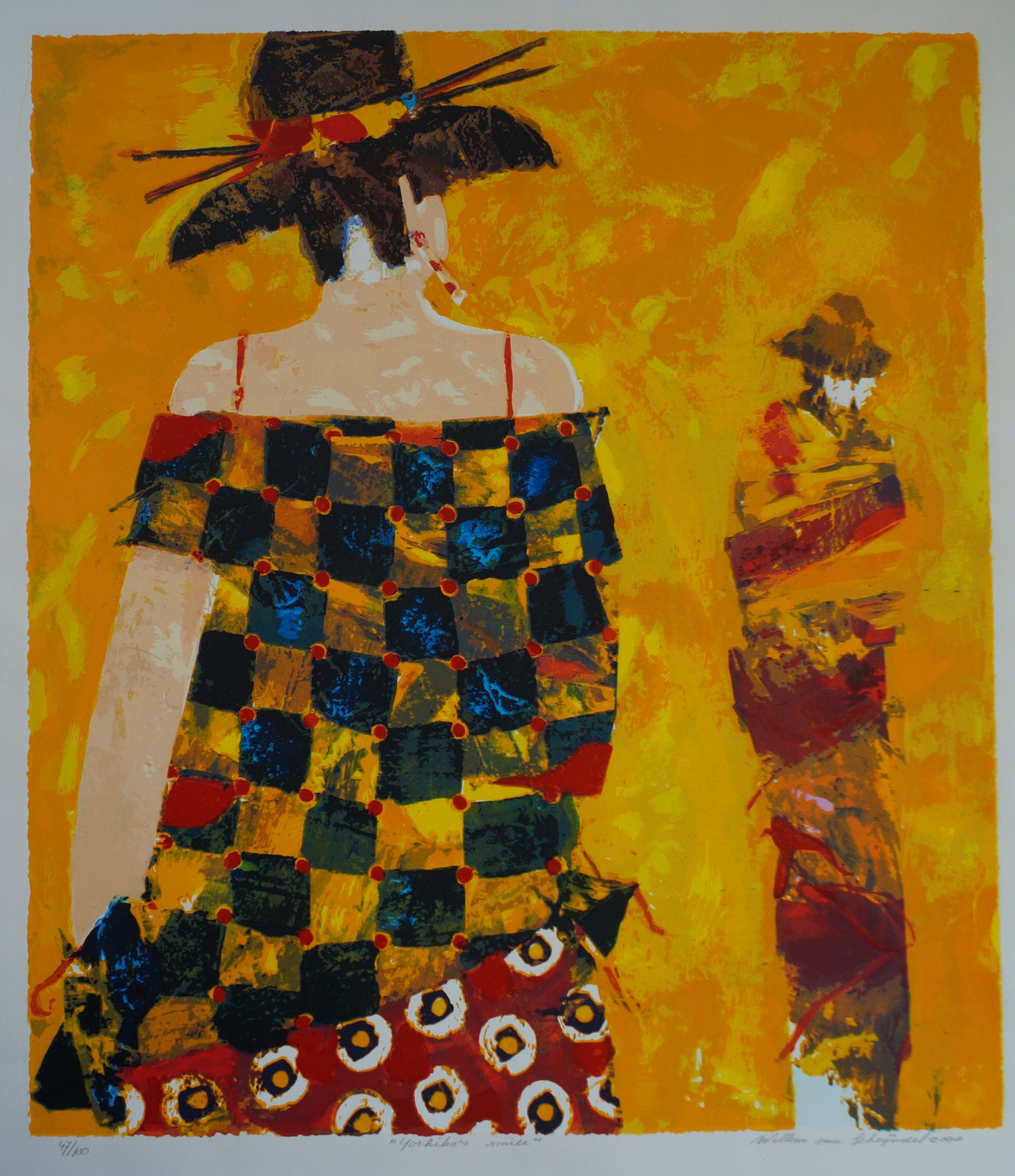 Willem van Scheijndel - Yoshiko's smile - zeefdruk kopen? Bied vanaf 90!