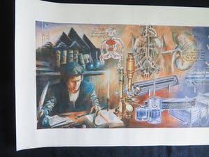 Curiosa - 3 Stuks medisch wetenschappelijke affiches / posters met signatuur " MENA " kopen? Bied vanaf 1!