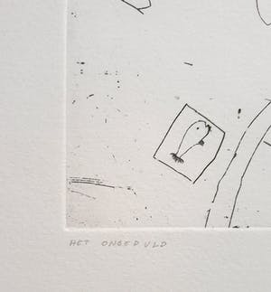 Sipke Huismans - Het ongeduld, ets kopen? Bied vanaf 45!