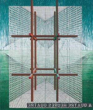 Henri Jacobs - Litho, Palais à cinq salles - Ingelijst (Groot) kopen? Bied vanaf 50!