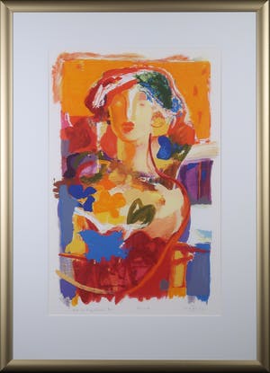 Marta Jedrysko - Zeefdruk, Pola - Ingelijst kopen? Bied vanaf 20!