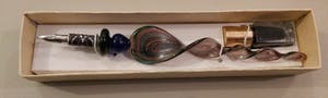 Curiosa - Handmaded calligraphy pen in colored glass kopen? Bied vanaf 1!