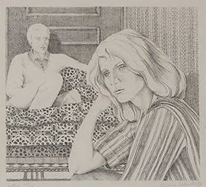 Marja Schutte - Patroon I - 4/16 - 1977 - litho op papier - BKR 's Gravenhage kopen? Bied vanaf 10!