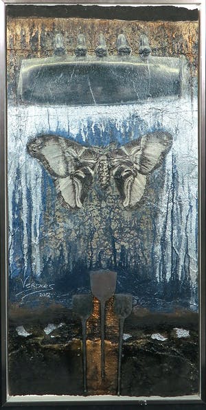 Mark Verdoes - Gemengde techniek, Via Energetica 3- Ingelijst (Groot) kopen? Bied vanaf 1!